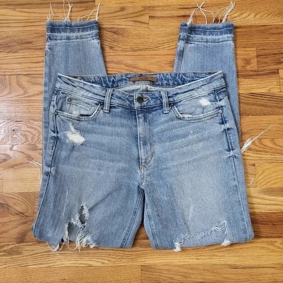 Joe's Jeans Collector's Edition The Icon Ankle Mid-Rise Skinny Raw Hem Jeans(30) - Picture 2 of 11